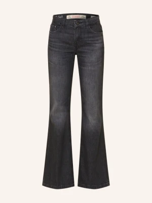 Guess Jeansy Flared Beverly schwarz
