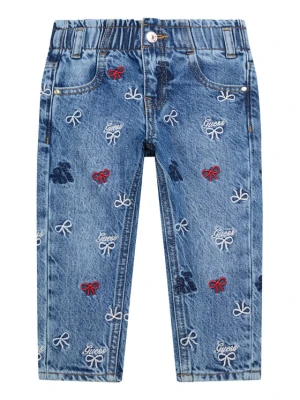 Guess Jeansy K6RA03 D45E0 Niebieski Regular Fit