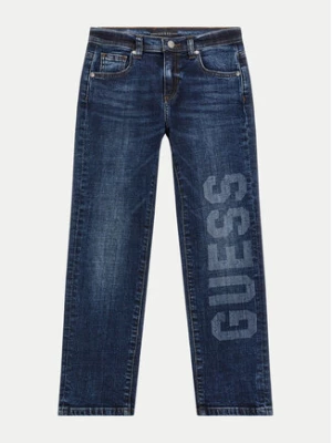 Guess Jeansy L4YA09 D52Z0 Granatowy Relaxed Fit