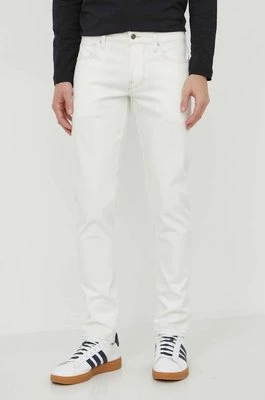Guess jeansy męskie kolor biały M4GAS2 D5B11