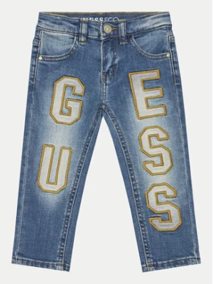 Guess Jeansy N4BA04 D4GV0 Niebieski Regular Fit