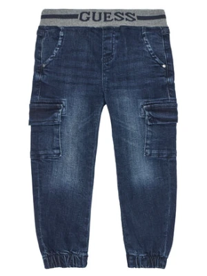 Guess Jeansy N5YA07 D46T0 Granatowy Regular Fit