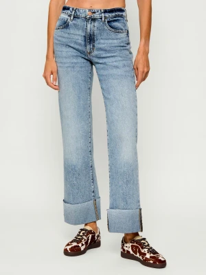 GUESS Jeansy Rey | Relaxed fit | high rise błękitny
