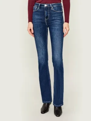 GUESS Jeansy SEXY | flare fit | z dodatkiem kaszmiru