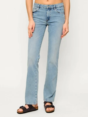 GUESS Jeansy Sexy | Straight fit | mid rise błękitny