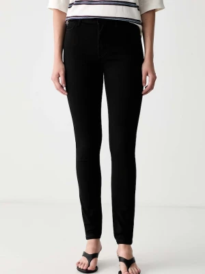 Guess jeansy skinny damskie 1981 SKINNY czarny