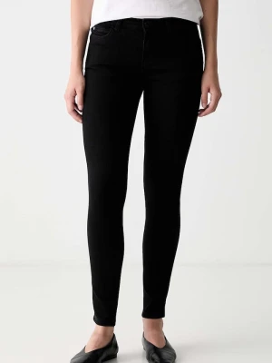 Guess jeansy skinny damskie CURVE X czarny