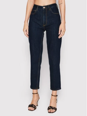 Guess Jeansy W2YA21 D4NH4 Granatowy Tapered Leg