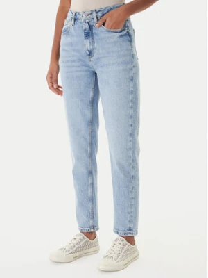 Guess Jeansy W2YA21 D4NH6 Niebieski Mom Fit