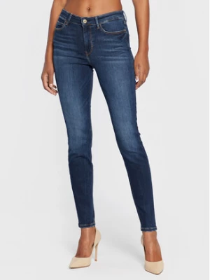 Guess Jeansy W2YA46 D4Q03 Granatowy Skinny Fit