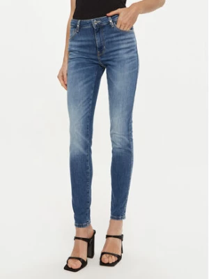 Guess Jeansy W4BAJ3 D592C Niebieski Skinny Fit