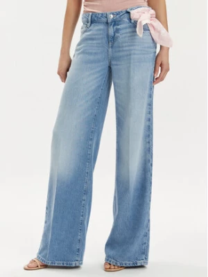 Guess Jeansy W4GA96 D5B92 Niebieski Wide Leg