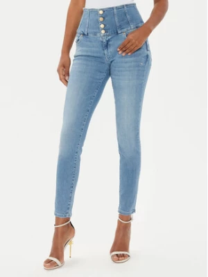 Guess Jeansy W4YA0M D5E42 Niebieski Skinny Fit