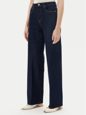 Guess Jeansy W5YA1A D5PW1 Granatowy Wide Leg