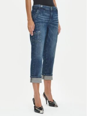 Guess Jeansy W5YA2D D5R0D Granatowy Straight Leg