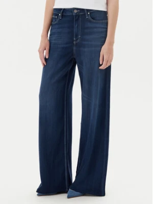 Guess Jeansy W5YA82 D0782 Granatowy Wide Leg