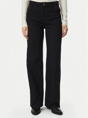 Guess Jeansy W6BA1A D2578 Czarny Wide Leg