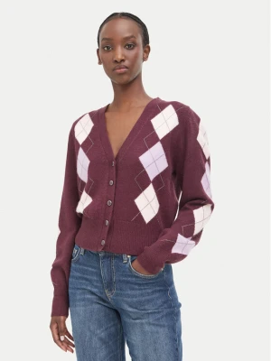 Guess Jeansy W6BAJR D2117 Granatowy Straight Fit