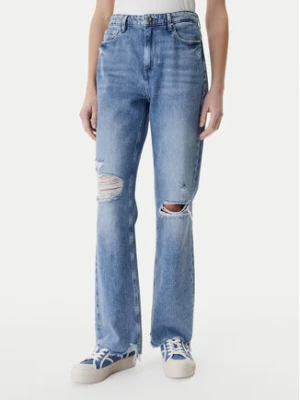 Guess Jeansy W6RA33 D3Y0U Niebieski Straight Fit