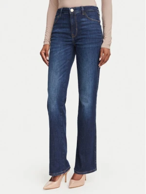 Guess Jeansy W6YA15 D1584 Granatowy Straight Fit