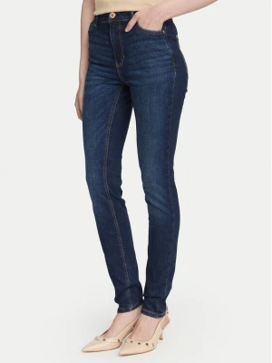 Guess Jeansy W6YA46 D1537 Granatowy Skinny Fit