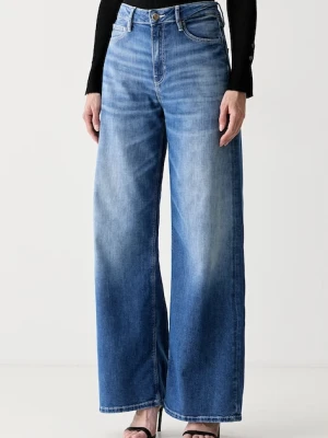Guess jeansy wide leg damskie BELLFLOWER