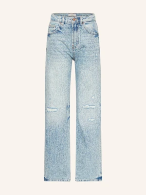 Guess Jeansy Z Ozdobnymi Kamykami blau