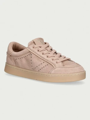 Guess JHELL2 sneakersy damskie zamszowe beżowy