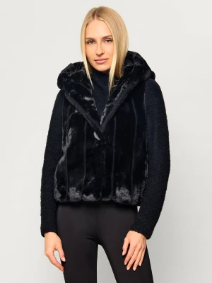 GUESS Kamizelka Sophy | Relaxed fit czarny