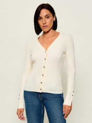 GUESS Kardigan Ellie | Slim Fit ecru