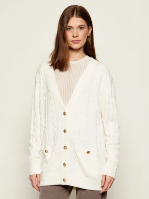 GUESS Kardigan ELSA | Relaxed fit | z dodatkiem wełny