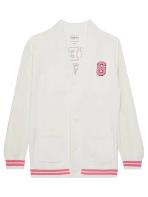 Guess Kardigan J5YR11 Z3OF0 Biały Regular Fit