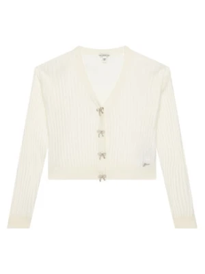 Guess Kardigan J6RR11 Z4530 Biały Regular Fit