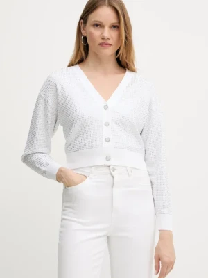 Guess kardigan KHLOE damski kolor biały lekki W5GR08 Z3MN2
