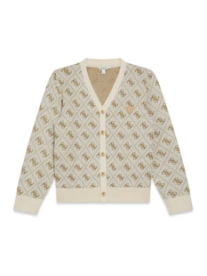 Guess Kardigan L6RR12 Z3OE2 Beżowy Regular Fit