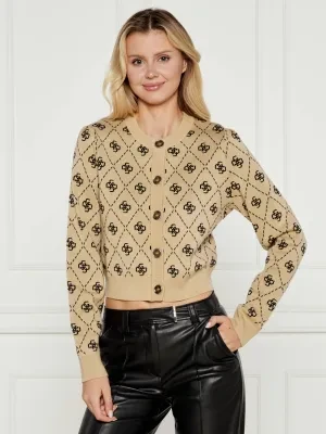 GUESS Kardigan SARAH | Regular Fit | z dodatkiem wełny