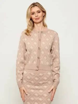 GUESS Kardigan SARAH | Regular Fit | z dodatkiem wełny