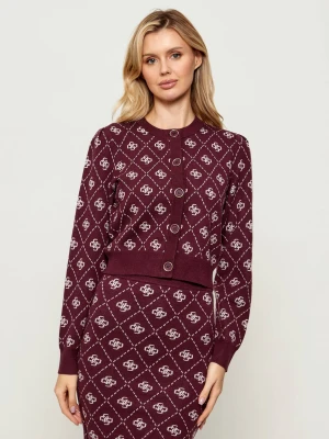 GUESS Kardigan SARAH | Regular Fit | z dodatkiem wełny