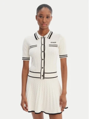 Guess Kardigan V6RR02 Z4652 Écru Regular Fit