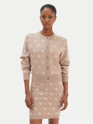 Guess Kardigan W4BR0D Z3JD2 Beżowy Regular Fit