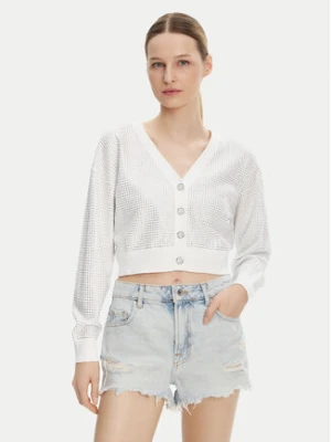 Guess Kardigan W5GR08 Z3MN2 Biały Regular Fit