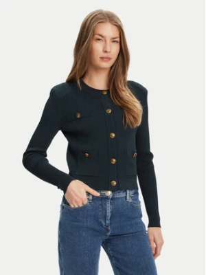 Guess Kardigan W5YR09 Z0130 Zielony Regular Fit