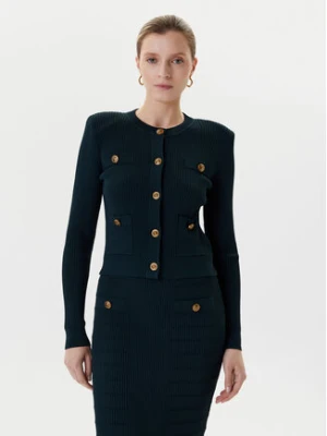 Guess Kardigan W5YR09 Z0130 Zielony Regular Fit