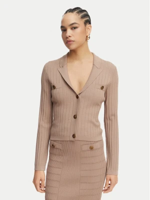 Guess Kardigan W5YR11 Z0130 Beżowy Regular Fit