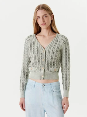 Guess Kardigan W5YR15 Z3OU0 Zielony Regular Fit