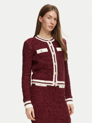 Guess Kardigan W6BR75 Z1764 Bordowy Regular Fit