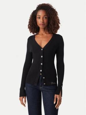 Guess Kardigan W6YR11 Z0950 Czarny Slim Fit