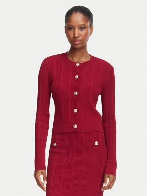 Guess Kardigan W6YR26 Z0973 Bordowy Regular Fit