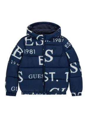 Guess Kids Kurtka zimowa H5BJ00 WCFM0 Granatowy Regular Fit