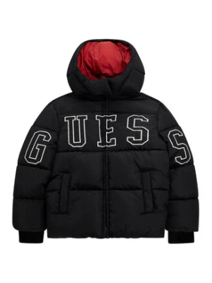 Guess Kids Kurtka zimowa L5BL01 WB240 Czarny Regular Fit